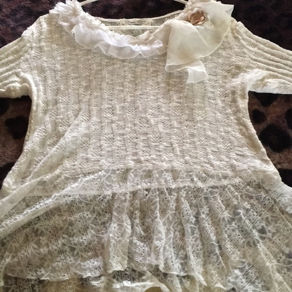 Gitana Marie white sweater